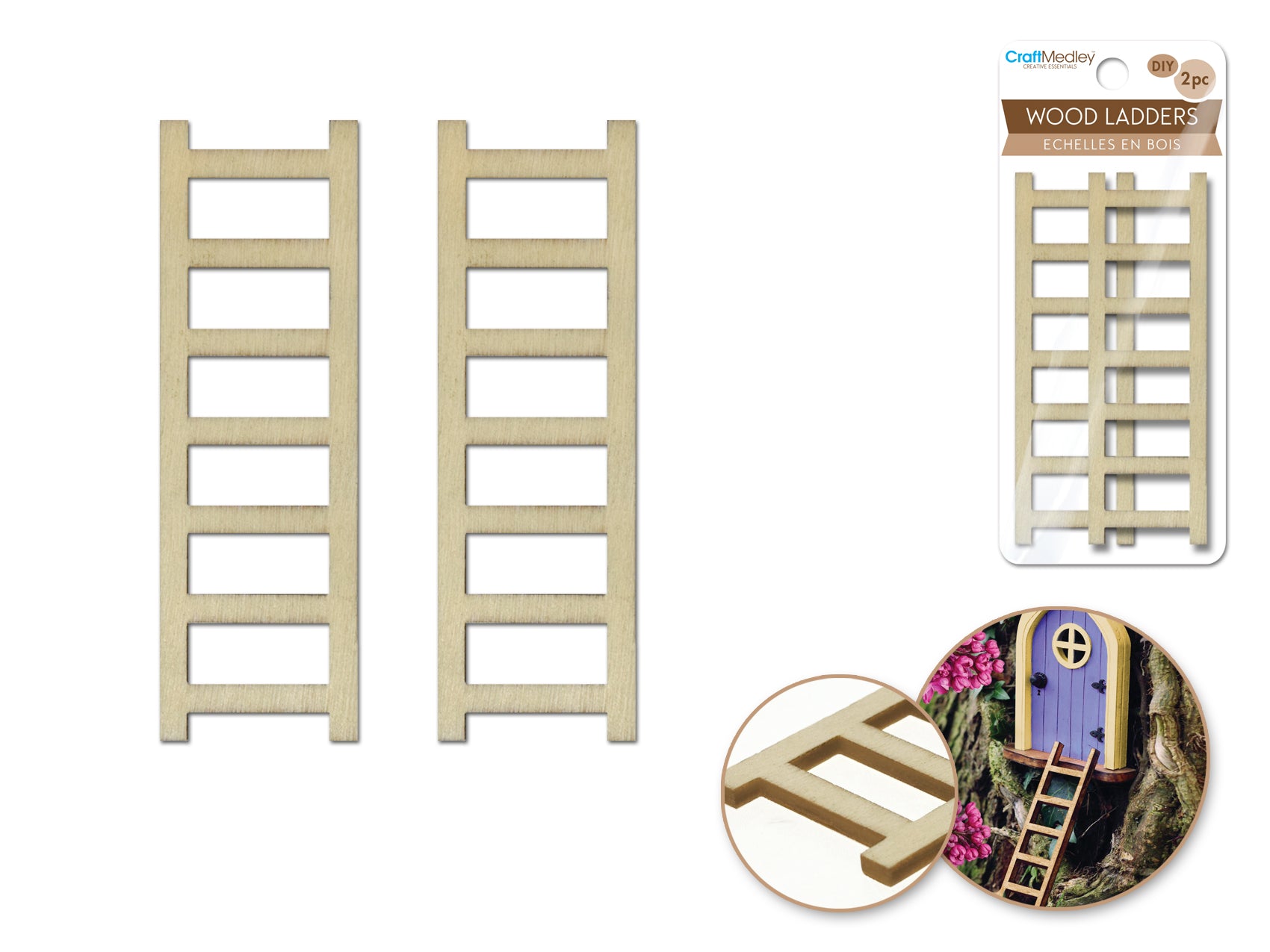 Small Wood Ladders – Craft Enablers