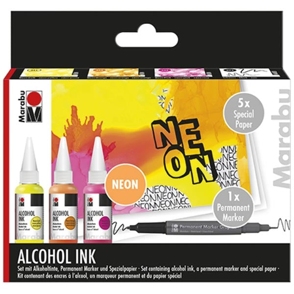 Marabu Alcohol Ink Kit Neon