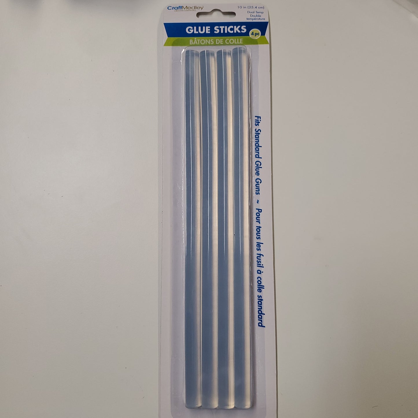 Glue Sticks  10 Inch Regular Dual Temp 4PK