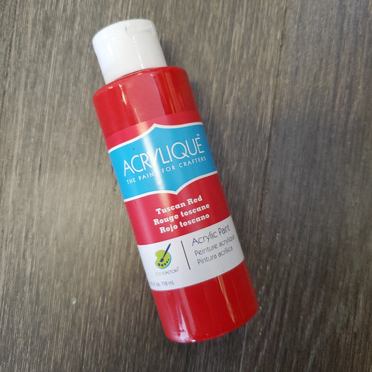 Holiday Red Acrylic Paint  4 OZ