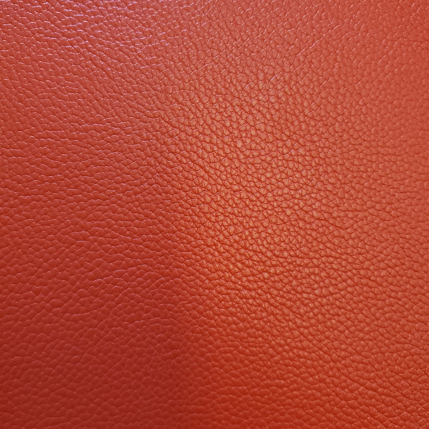 Faux Leather - glossy small litchi Red