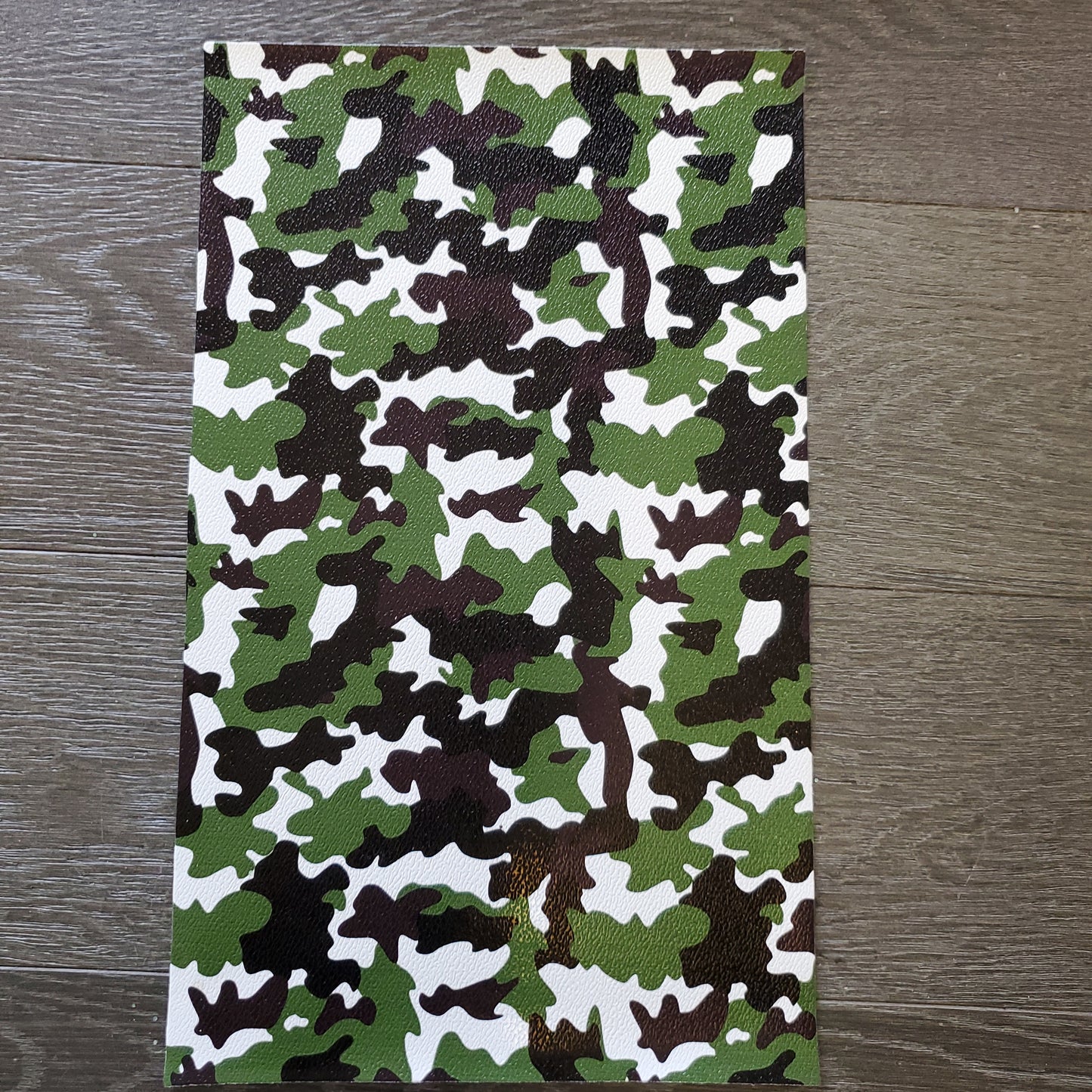 Camo (Green and Black) Faux Leather