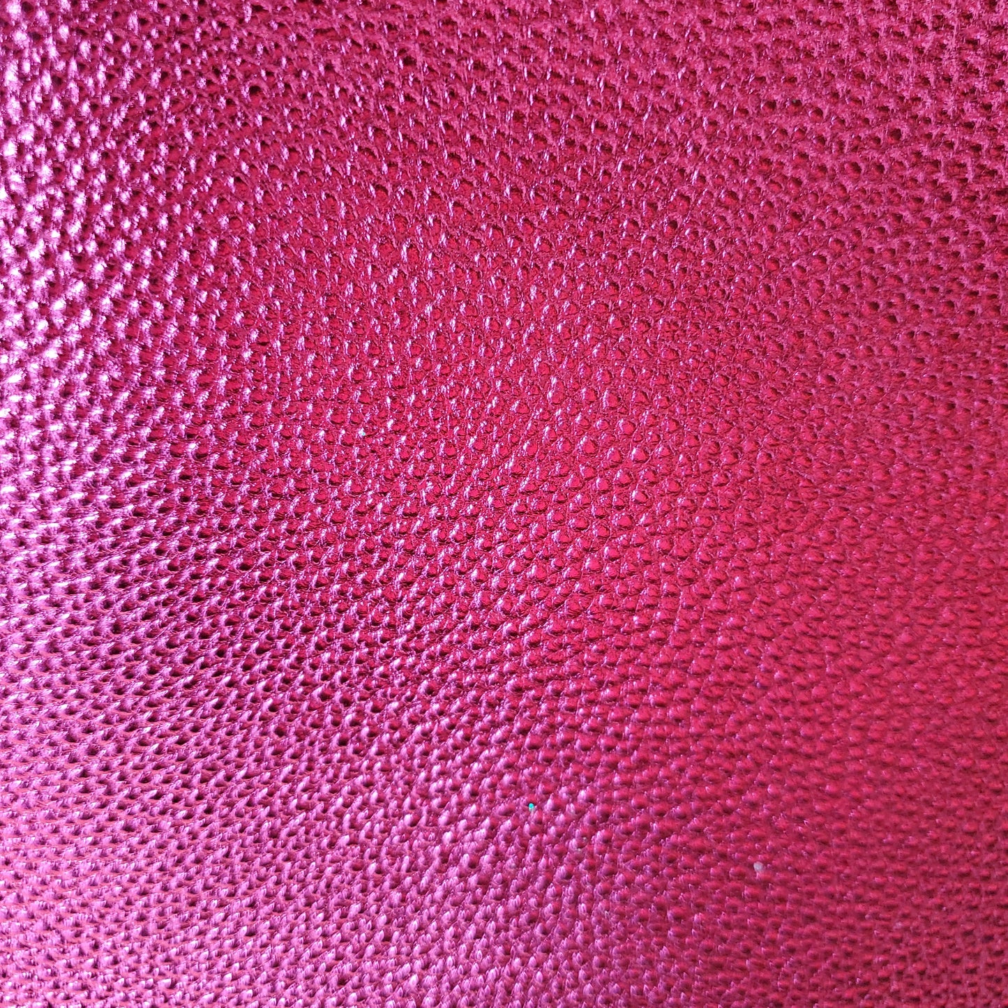 Dark Pink Metallic Litchi Faux leather