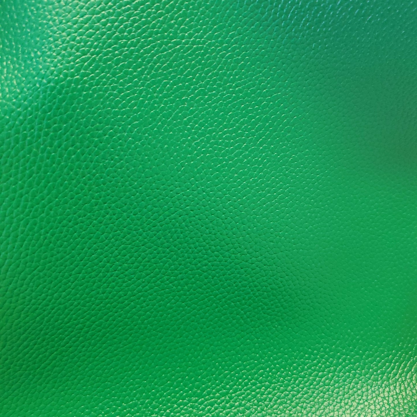 Faux Leather - glossy small litchi Green