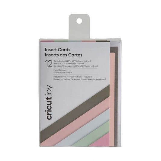 Cricut Insert Cards Pastel Sampler