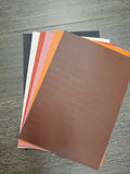 Set of 6 Small Litchi Faux Leather (15 x 21 cm)