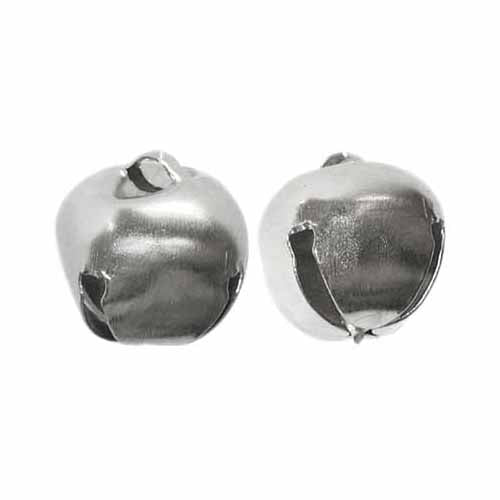 Jingle Bells Silver - 10mm - 10 pcs