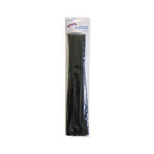 Chenille Stems - Black