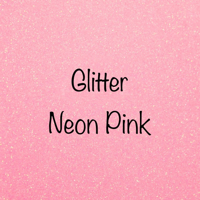 Siser Glitter HTV Neon Pink