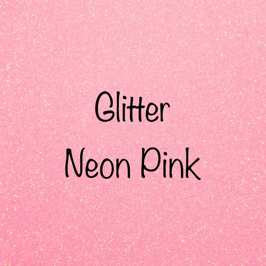 Siser Glitter HTV Neon Pink