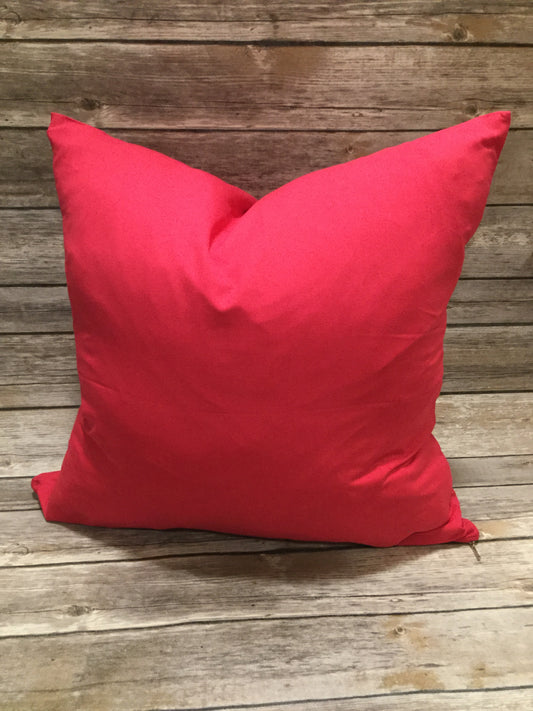 Polyester Pillow Cover- Dark Pink