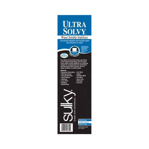 Sulky Ultra Solvy Water Soluble    12 " x 8yds Roll