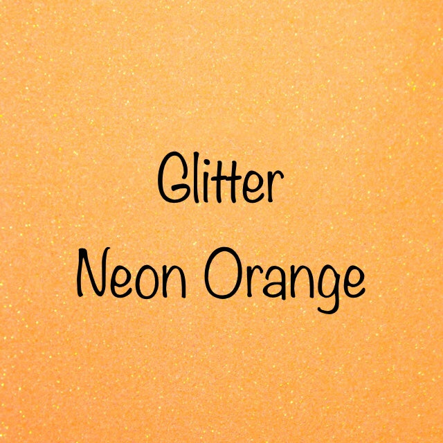 Siser Glitter HTV Neon Orange