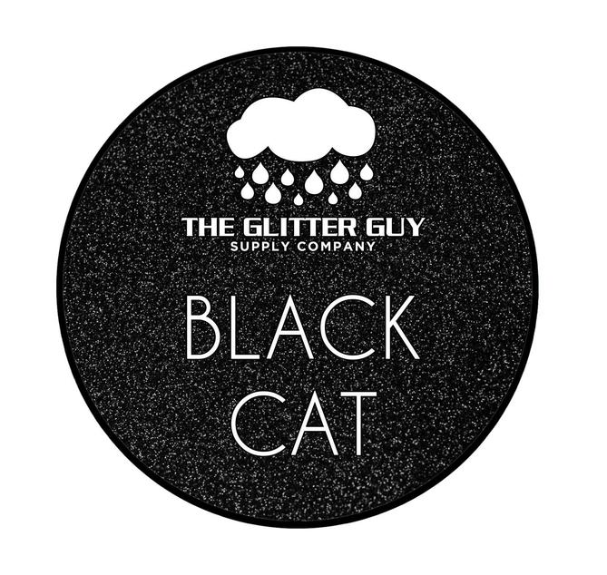 Black Cat Metallic Glitter