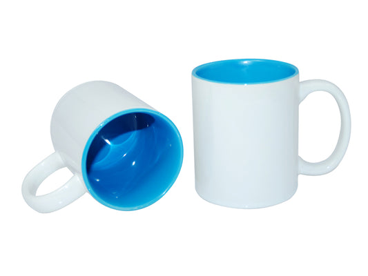 11 OZ Sub two Tone (Light Blue ) Coffee Cups **PICKUP ONLY**