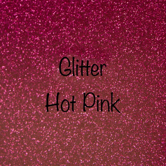 Siser Glitter HTV Hot Pink