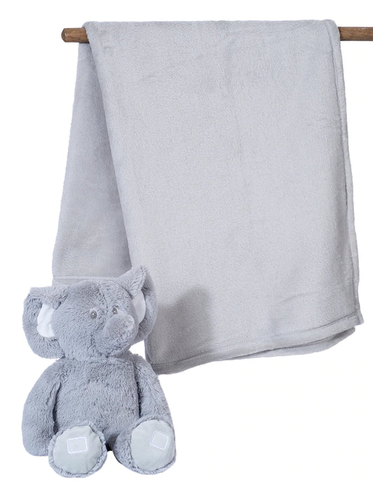 Elephant Grey Hugger and Blanket