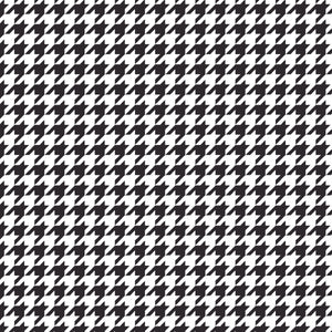 Kimberbell Quilting Cottons - Houndstooth in Black