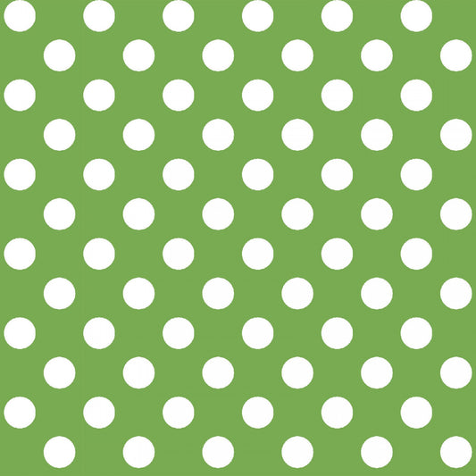 Kimberbell Quilting Cottons - Dots in Green