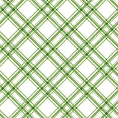 Kimberbell Basics Diagonal Plaid Green