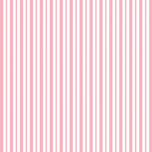 Kimberbell Quilting Cottons - Mini Awning Stripe in Pink