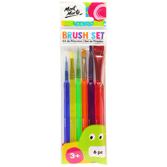 MONT MARTE tri-grip brush set - 6 pc