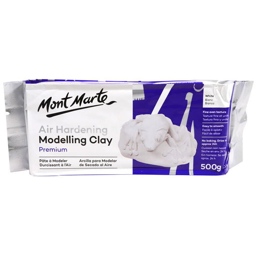 MONT MARTE Air Hardening Modelling Clay - 500g - White