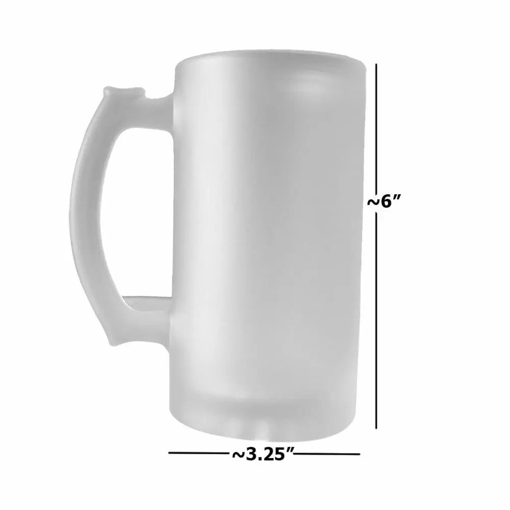 Frosted 16 oz Beer Stein Sub *Pick up Only