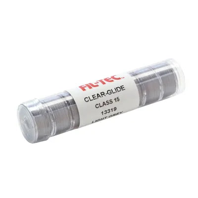 Clear-Glide Bobbins - Class 15/A Tube 10 Light Grey