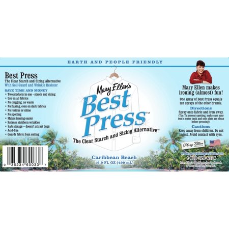 Mary Ellen Products Best Press Spray Starch, 16 Ounce - Caribbean Beach