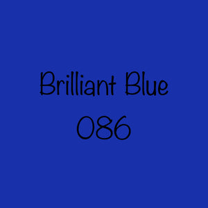 Oracal 651 Permanent Vinyl Brilliant Blue (086)