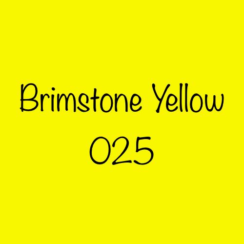 Oracal 651 Permanent Vinyl Brimstone Yellow (025)