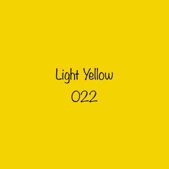 Oracal 651 Permanent Vinyl Light Yellow (022)