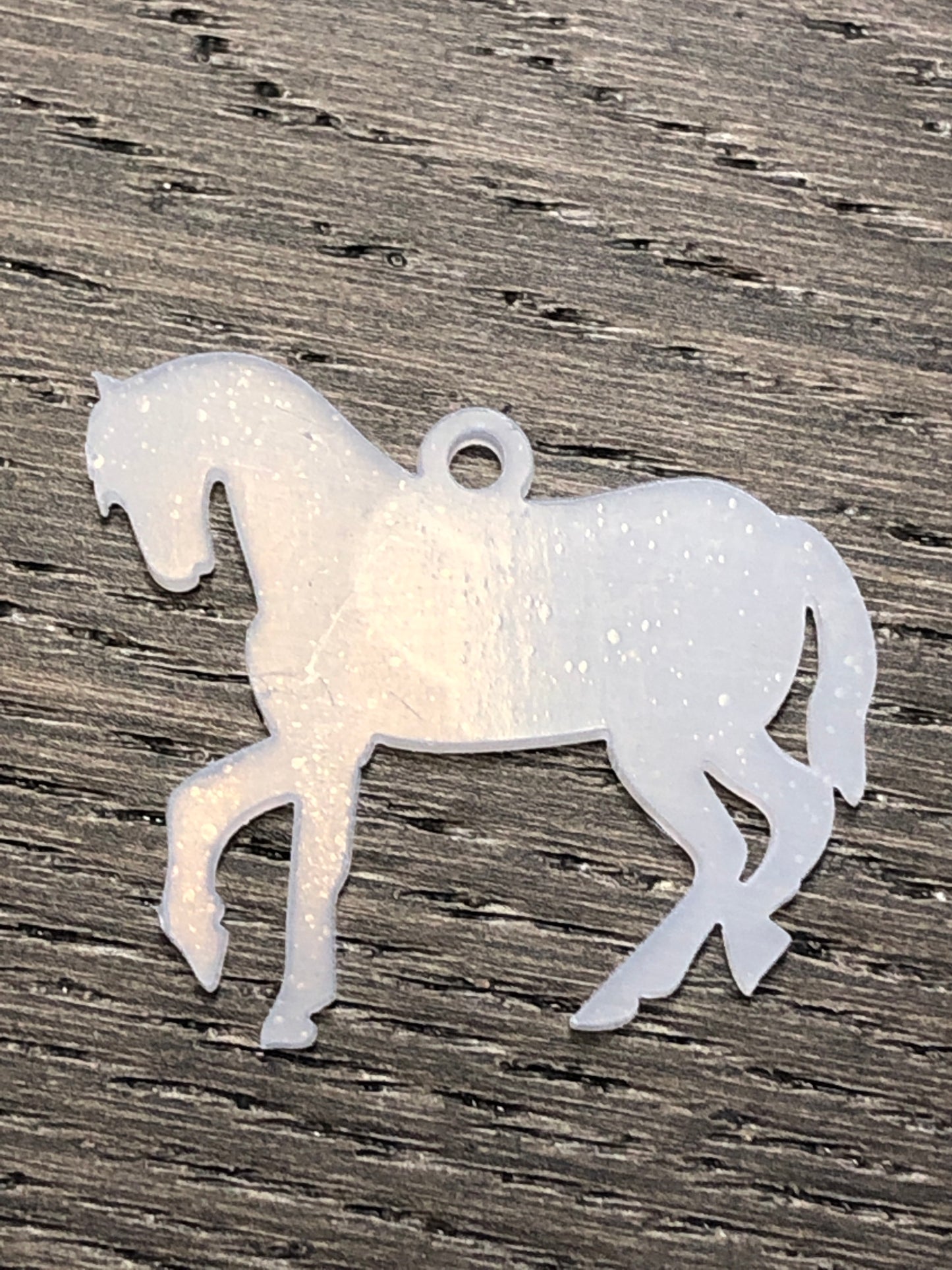 Mini horse Acrylic with hole