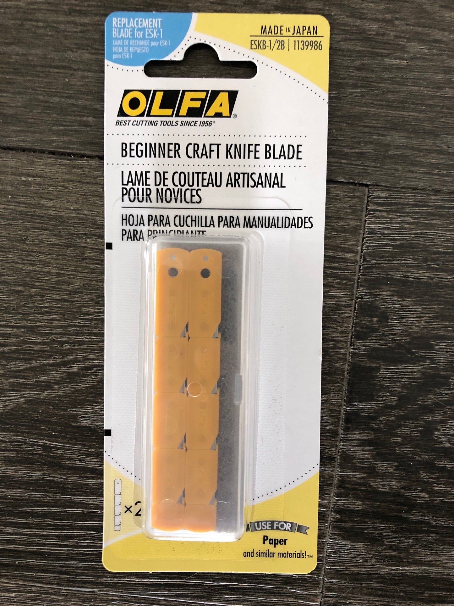 Olfa Beginner Craft Knife Replacement Blades - 2PK