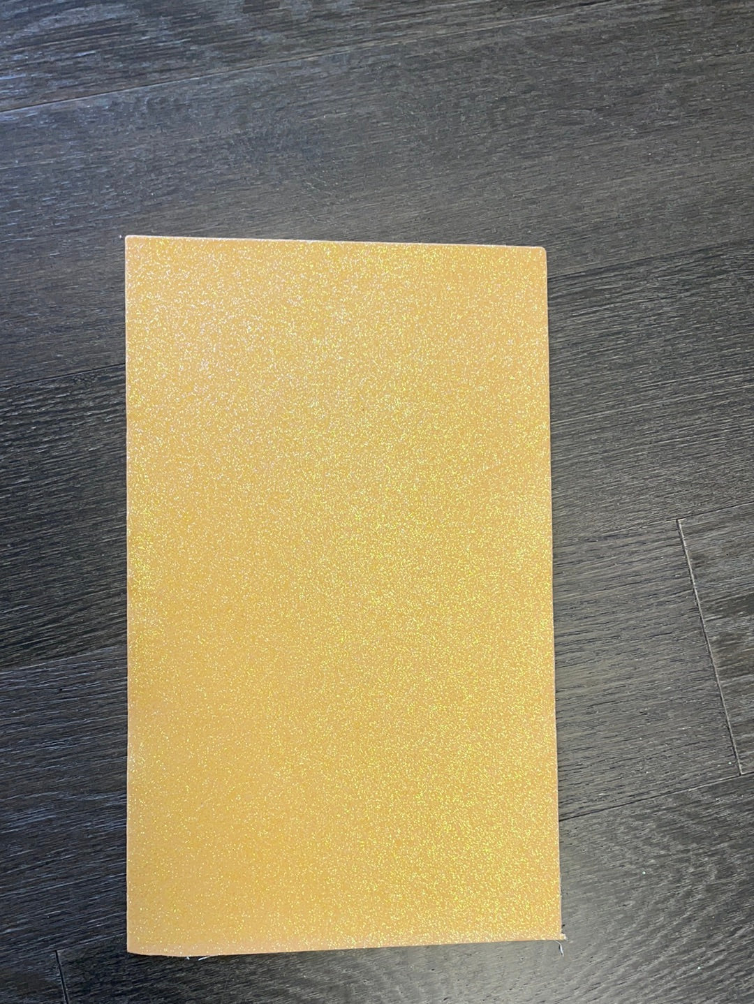 Fine Glitter Faux Leather Yellow