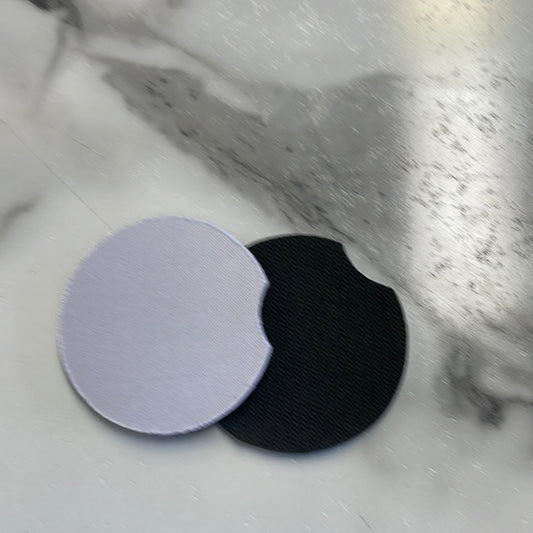 Neoprene Car Coasters for sublimation