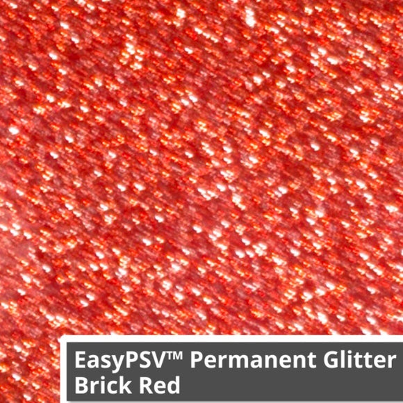 Siser PSV Permanent Vinyl Glitter   - Brick Red