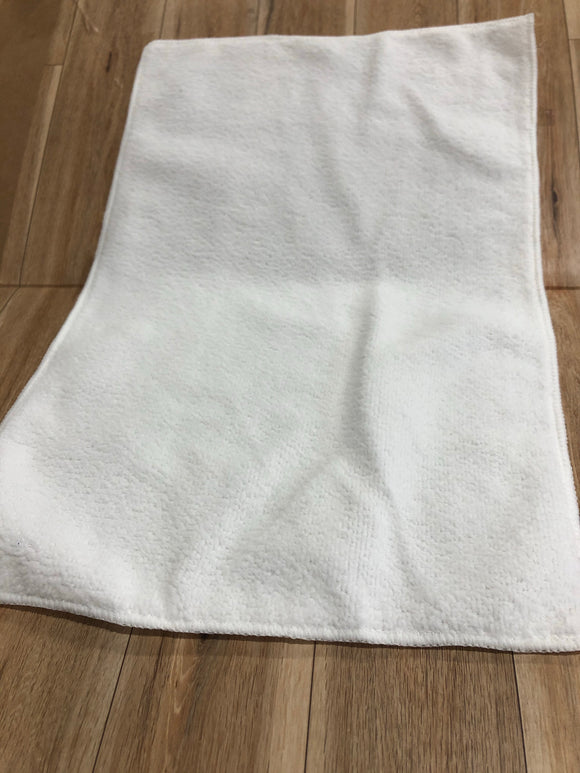 White Kitchen/Hand/Gym Towel  Sublimation