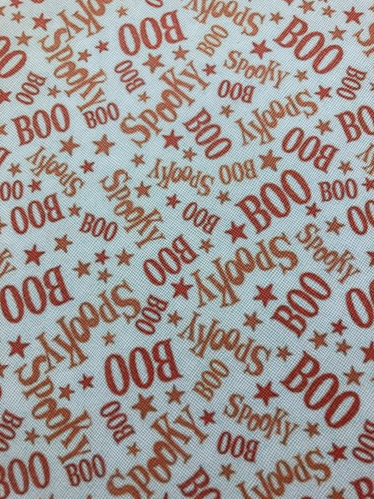 Spooky Boo Faux leather