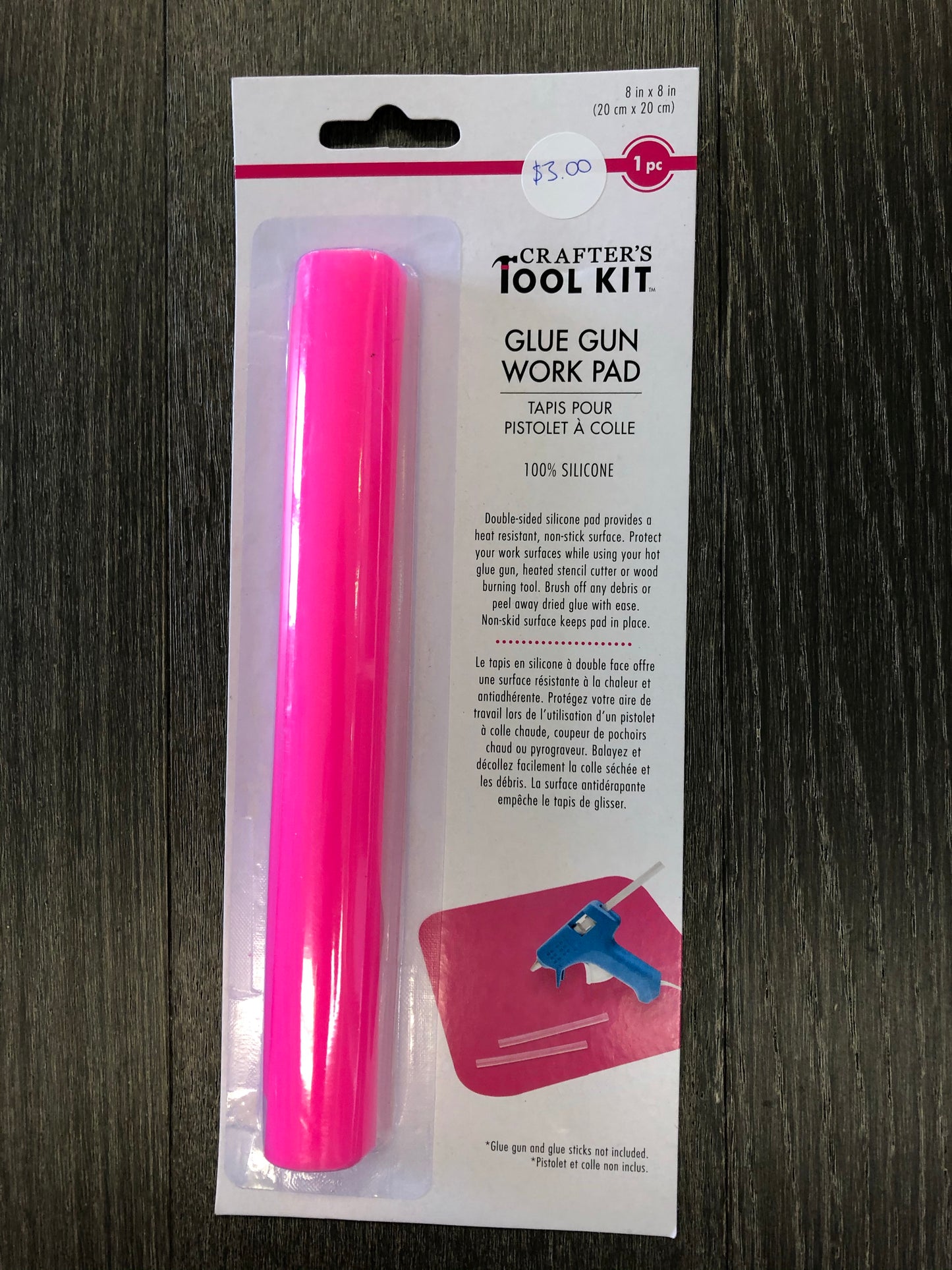 8"x8" Glue Gun Work Pad- 100% Silicone