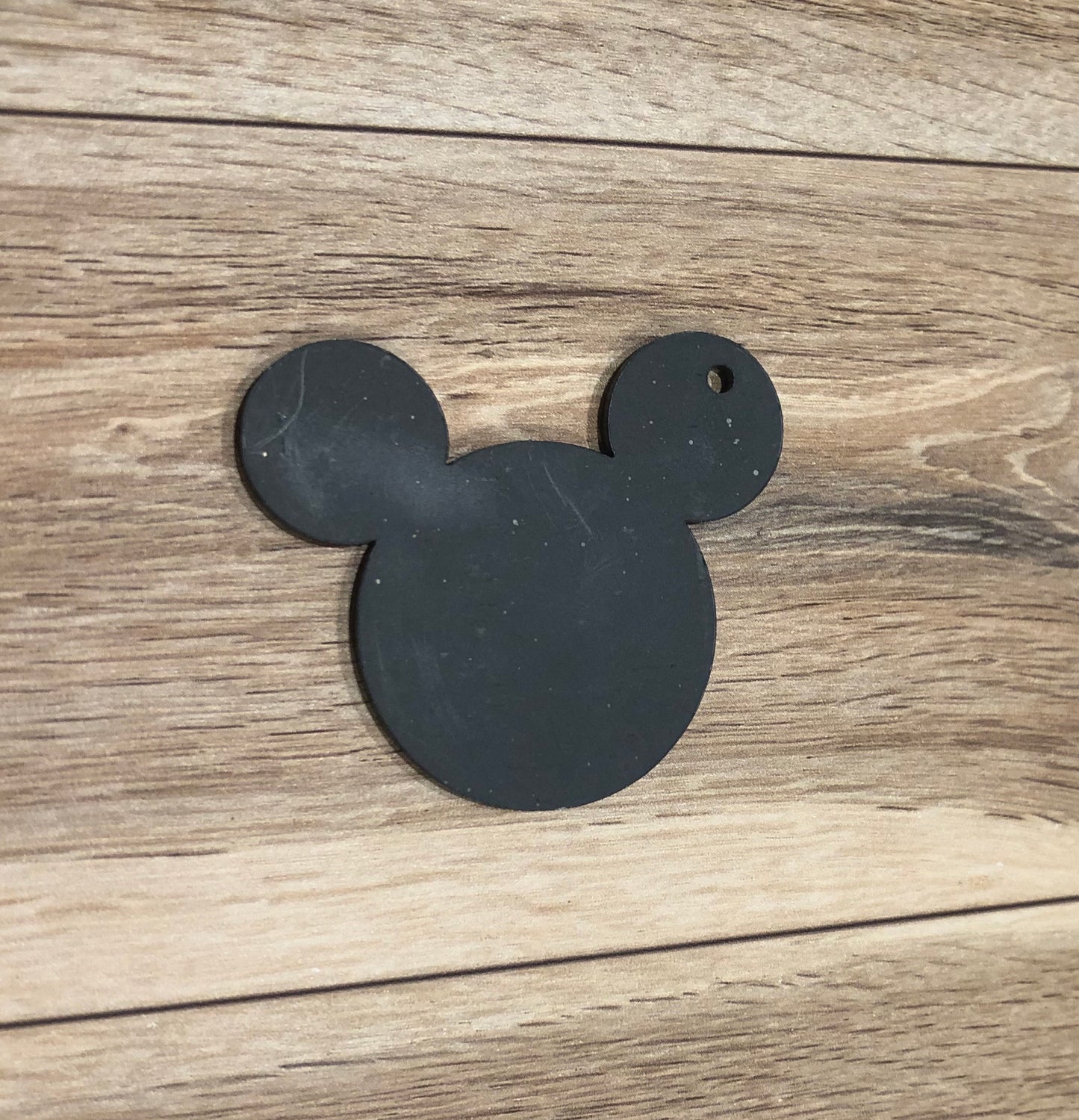 50mm Acrylic Black Mouse Head