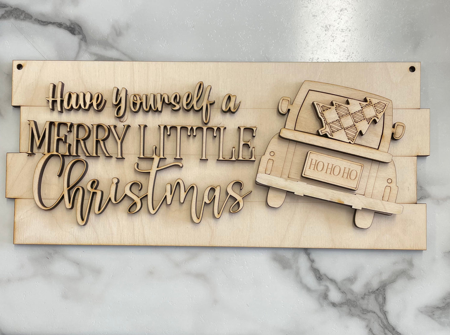 Have Yourself A Merry Little Christmas Sign Kit