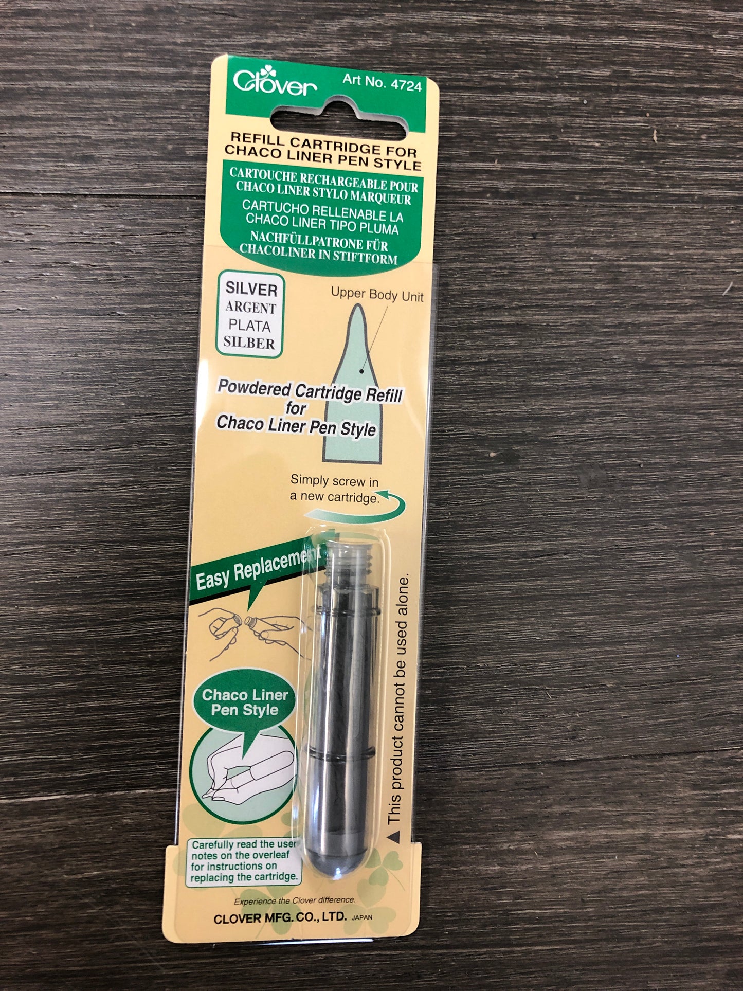 CLOVER  Pen Style Chaco Liner Refills - Assorted Colors