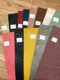 Dry Leather Faux leather - Assorted solids