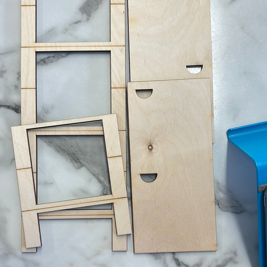 Leaning Ladder for 4 inserts