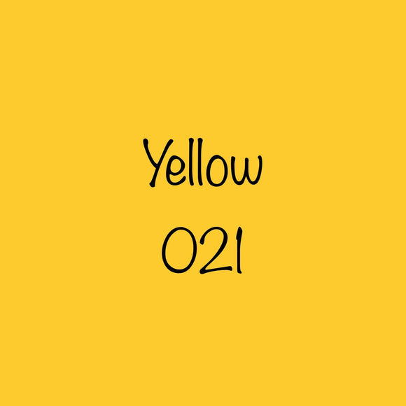 Oracal 651 Permanent Vinyl Yellow (021)