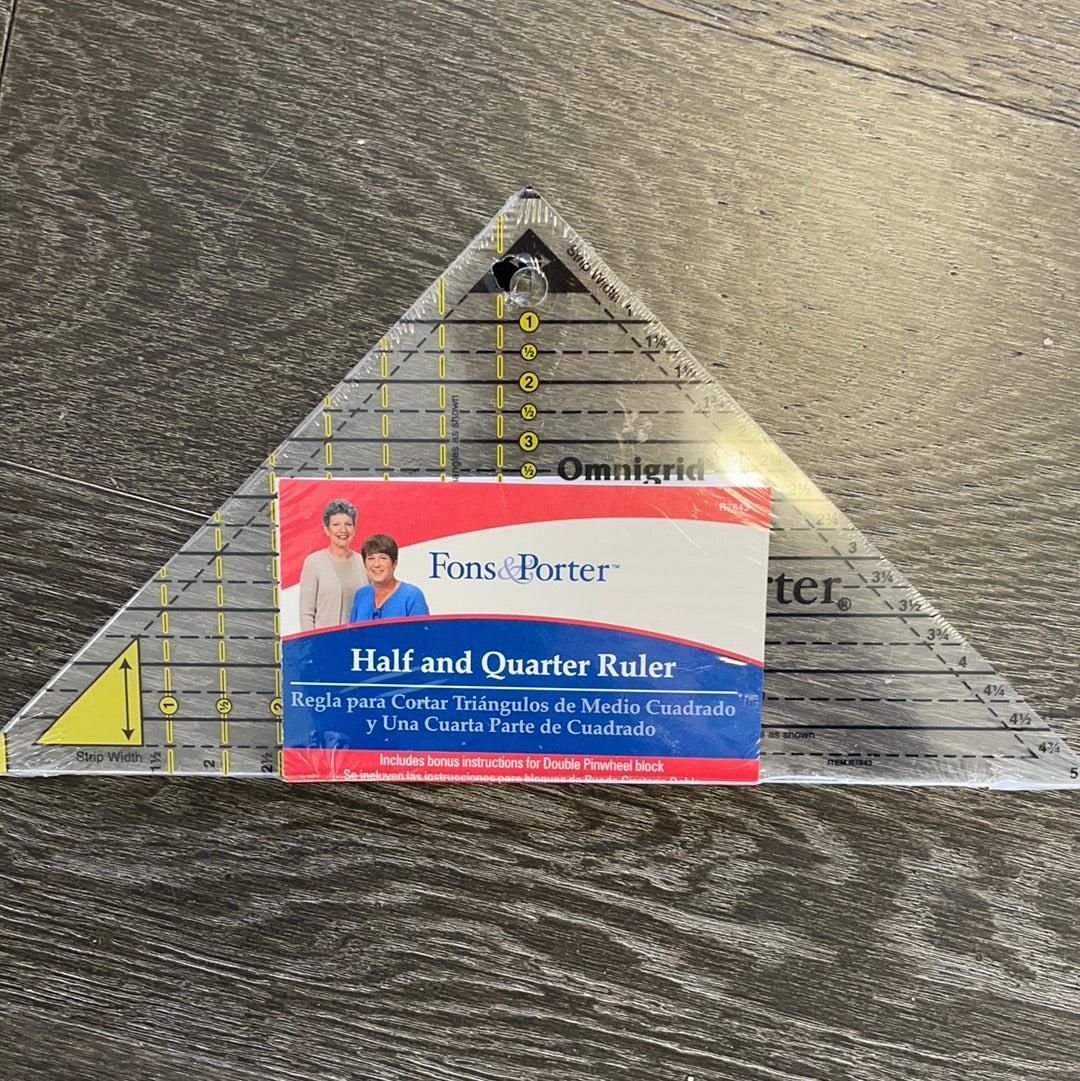 Half and Quarter Ruler by Fons & Porter