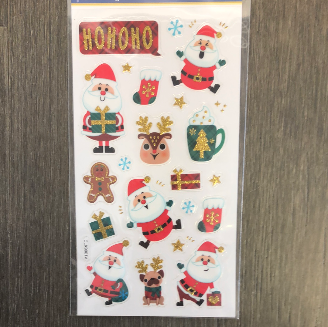Glitter Holiday Stickers