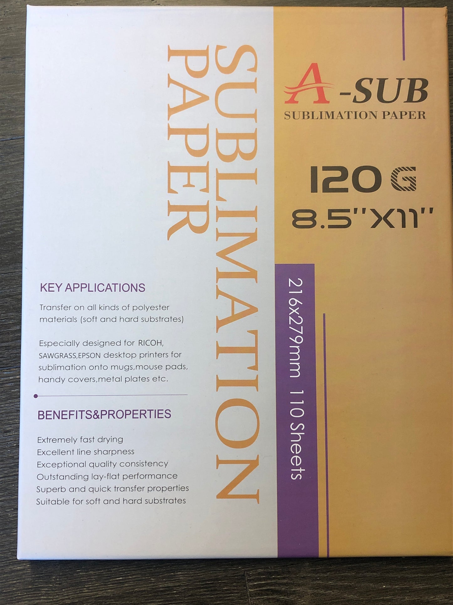A - SUB 120 Sublimation Paper